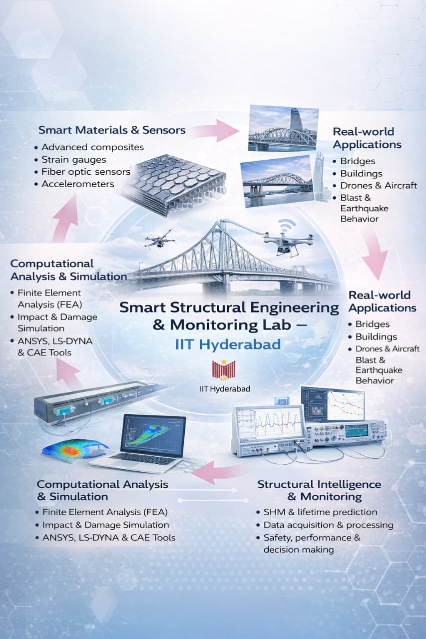 Smart Structural Engineering & Monitoring Lab Infographic